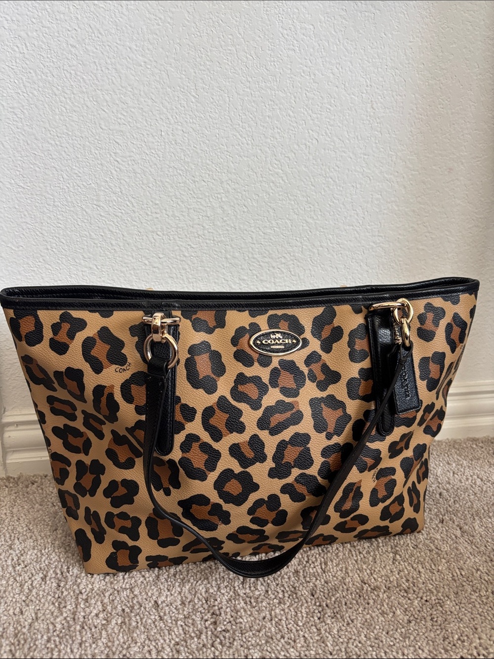 🔥 *Spotlight Stealer* Coach Gallery Bag
~ Leopard Print Posh Perfection! - Picture 2 of 16